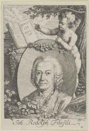 Bildnis des Joh. Rodolph Füessli