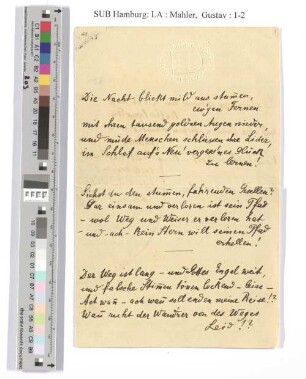 [Gedichte für Johanna Richter]