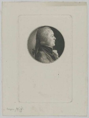 Bildnis des Johann Friedrich Degen