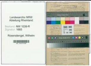 Entnazifizierung Wilhelm Rosenstengel , geb. 25.09.1901 (Lehrer)