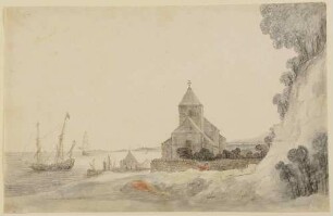 Kirche am Ufer der See