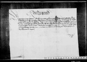 Erzherzog Sigmund bittet Graf Ulrich V. um einen Geleitsbrief für eine Botschaft, die er an Erzherzog Maximilian schicken will.