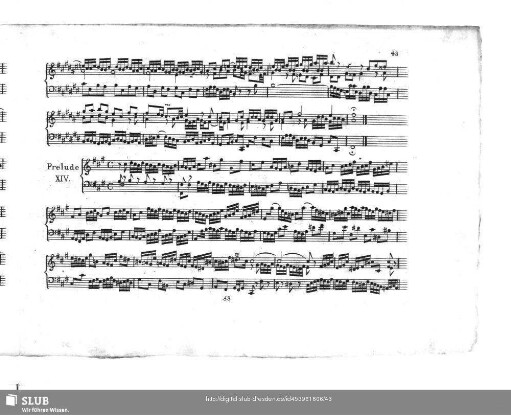 Prelude [und] Fuga XIV.