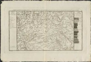 Carte Minéralogique De La Champagne Et Du Barrois Où Se Trouvent Vitry-Le Francois, Et Bar Le Duc.