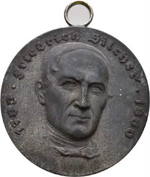 Medaille aus dem Jahr 1938 auf Friedrich Silcher