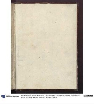 Skizzenbuch & Rückendeckel & Innenseite