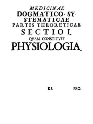 Medicinae Dogmatico-Systematicae