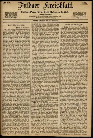 Ausgabe vom Mittwoch, den 16. Dezember 1874.