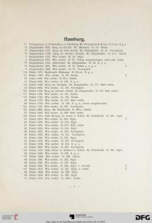 Hamburg (Nr. 1-565)