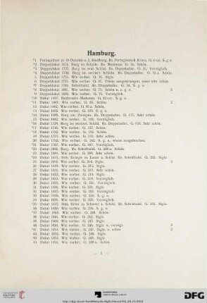 Hamburg (Nr. 1-565)