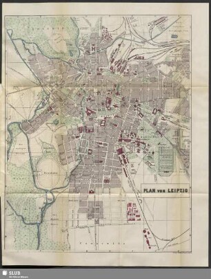 Plan von Leipzig