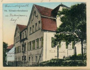 Foto des Vereinslazaretts St. Elisabethenhaus in Untergrombach (Druck)