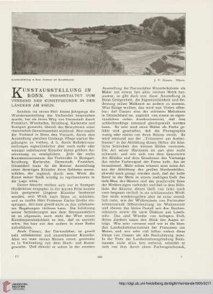 9: Kunstausstellung in Bonn