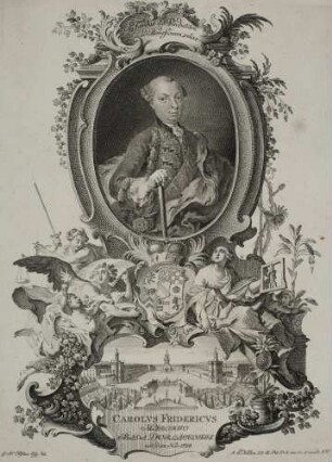 Karl Friedrich von Baden, Schloss Karlsruhe