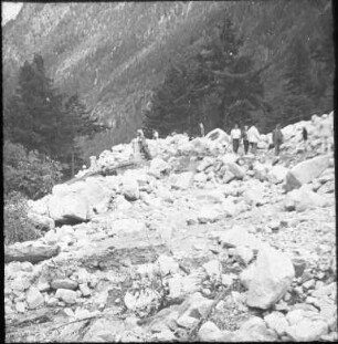 Bergrutsch in den Dolomiten