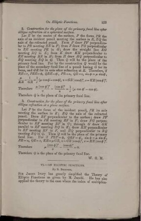 VI. On elliptic functions.
