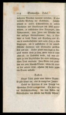 Tadel - Tugend und Laster