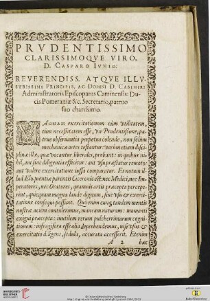 Prudentissimo Clarissimo Que Viro