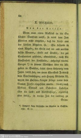 X. Abschnitt. Von der Accise