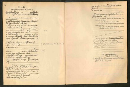 Standesamtsbuch der Stadt Aschaffenburg: Eheschließungen 252/1930 - 130/1931