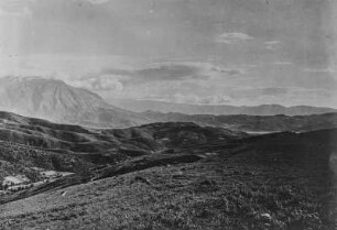 Berglandschaft : Blick über die Berglandschaft bei Mallakastra