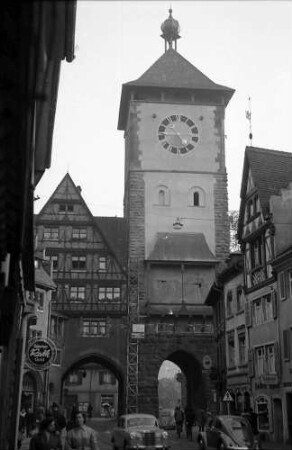 Freiburg i. Br.: Das "neue" Schwabentor, von Oberlinden