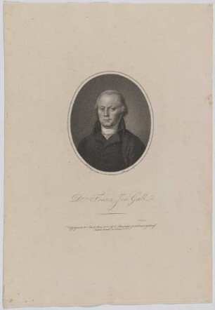 Bildnis des Franz Jos. Gall