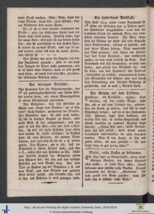Der betrogene Darleiher.