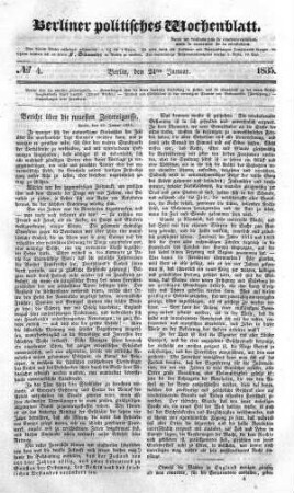 No 4, 24. Januar 1835