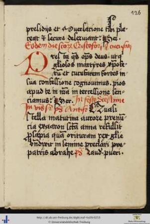 [126r] In festo sancte Anne.