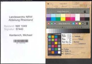Entnazifizierung Michael Kentenich , geb. 19.02.1901 (Landwirt)