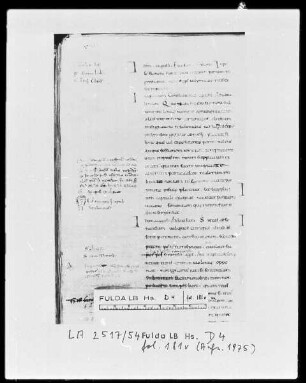 Codex Justinianeus — Ein Kopf, Folio 181verso