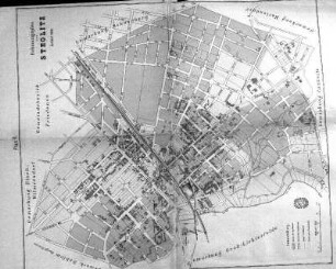 Karte: Plan II. Bebauungsplan von Steglitz. Zustand: 1896