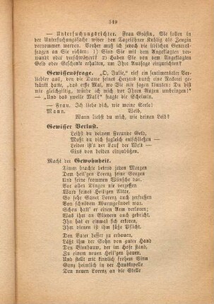 Macht der Gewohnheit.
