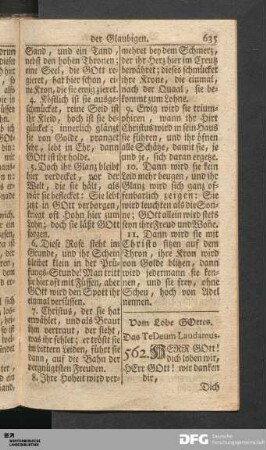 Vom Lobe GOttes.