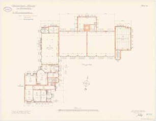 Offiziersheim Taunus, Falkenstein Wirtschaftsgebäude: Heizungssystem: Grundriss Obergeschoss 1:100