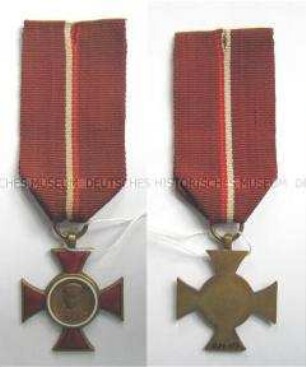Auszeichnungskreuz des Zentralkomitees der Sozialistischen Jugendunion auf Jan Krasicki, Ausführung in Bronze, Volksrepublik Polen