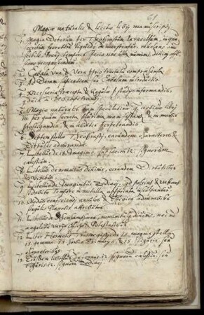 Magiae naturalis et licitae libri manuscripti