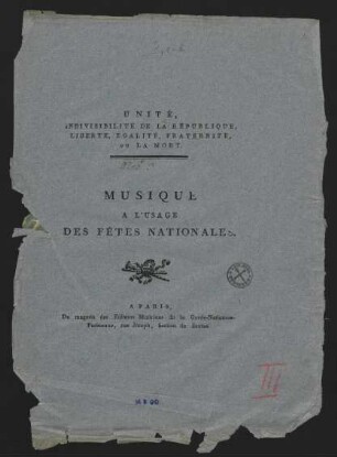 Musique à l'usage des fêtes nationales
