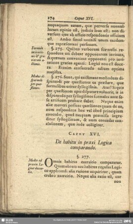Capvt XVI. De habitu in praxi Logica comparando