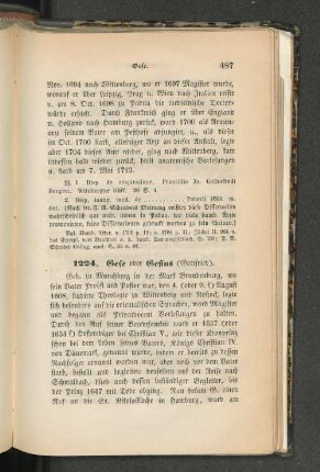 1224. Gese oder Gesius (Gottfried)