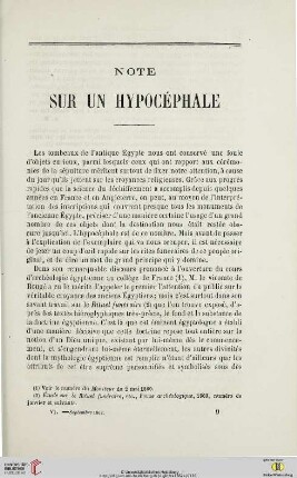N.S. 6.1862: Note sur un hypocéphale