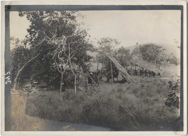 "Makuxi in their field camp near Pracauá"