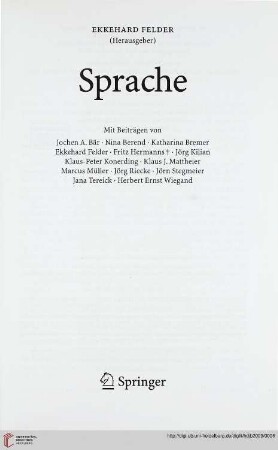 53: Heidelberger Jahrbücher: Sprache