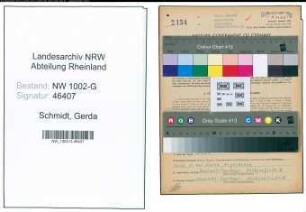 Entnazifizierung Gerda Schmidt, geb. 20.03.1915 (Angest.)