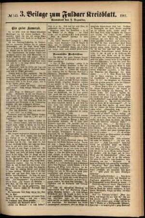 Zweite Ausgabe vom Dienstag, den 10. Dezember 1901.