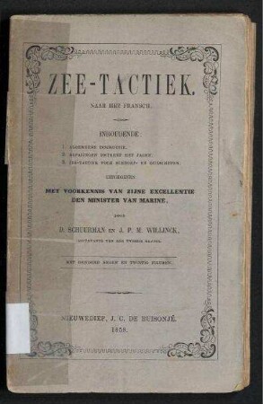 Zee-Tactiek.; Tactique Navale [niederl.]