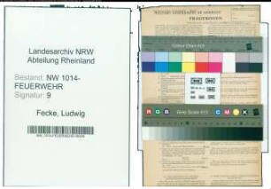 Entnazifizierung Ludwig Fecke , geb. 18.08.1895 (Sattler)