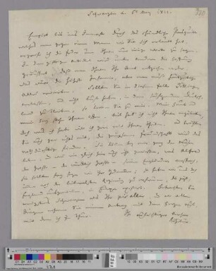 Brief an Charles de Villers
