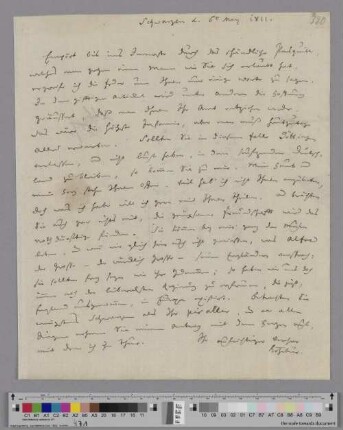 Brief an Charles de Villers